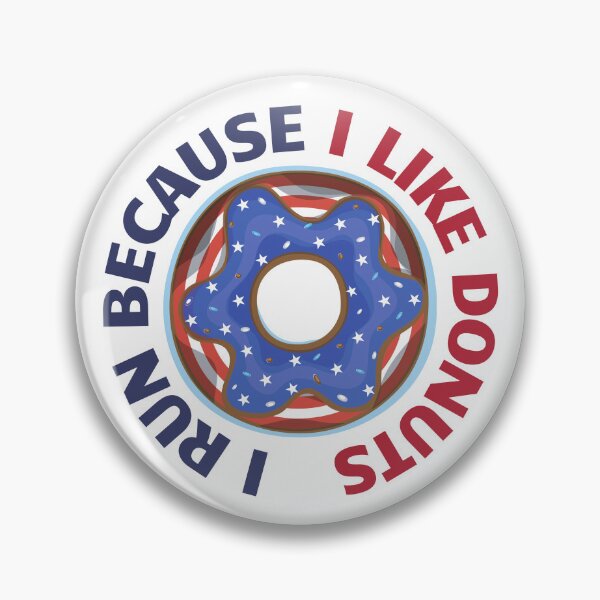 Item preview, I Run Because I Like Donuts designed and sold by RedTomasB.