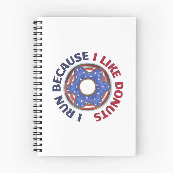 Item preview, I Run Because I Like Donuts designed and sold by RedTomasB.