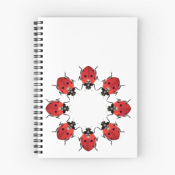 Item preview, Seven spot ladybugs dancing designed and sold by Ricogfx.