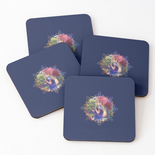 Item preview, Tsumugi in Spring! (on Navy) designed and sold by epinkb.