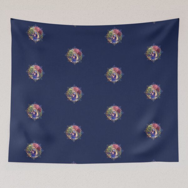 Item preview, Tsumugi in Spring! (on Navy) designed and sold by epinkb.