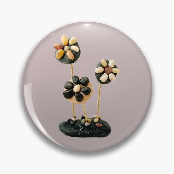 Item preview, Rock Art Stone Flowers designed and sold by Bagsyrose.