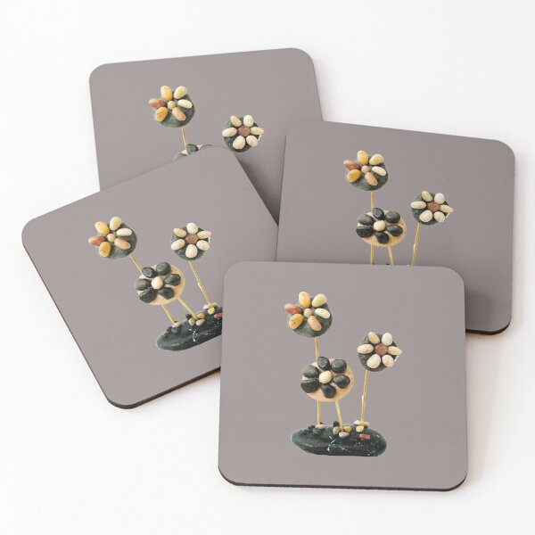 Item preview, Rock Art Stone Flowers designed and sold by Bagsyrose.
