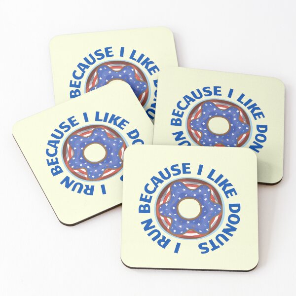 Item preview, I Run Because I Like Donuts designed and sold by RedTomasB.