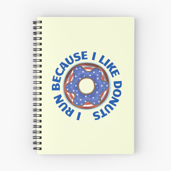 Item preview, I Run Because I Like Donuts designed and sold by RedTomasB.