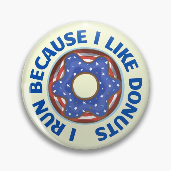 Item preview, I Run Because I Like Donuts designed and sold by RedTomasB.