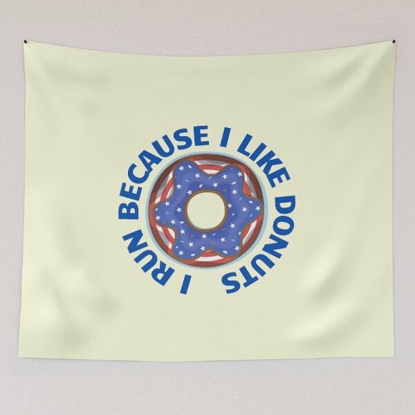 Item preview, I Run Because I Like Donuts designed and sold by RedTomasB.