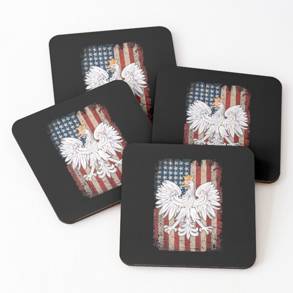 Item preview, Polish Eagle American Flag Pride Poland designed and sold by MissouriBoyer.