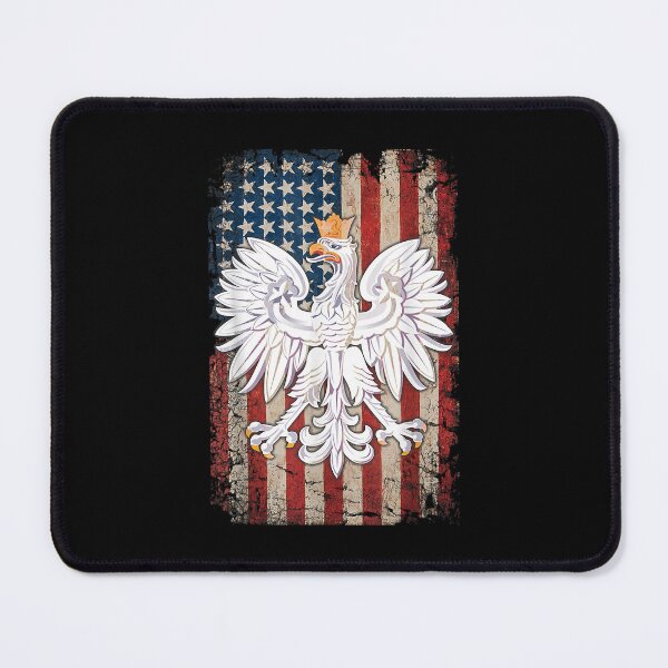 Item preview, Polish Eagle American Flag Pride Poland designed and sold by MissouriBoyer.