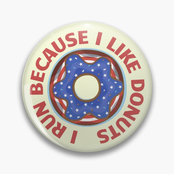 Item preview, I Run Because I Like Donuts designed and sold by RedTomasB.
