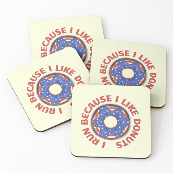 Item preview, I Run Because I Like Donuts designed and sold by RedTomasB.