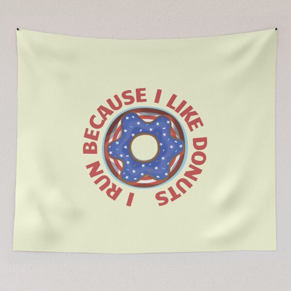 Item preview, I Run Because I Like Donuts designed and sold by RedTomasB.