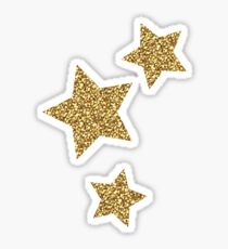 Glitter Stars Trio Sticker