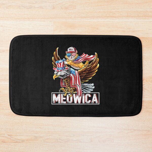 Item preview, Meowica Cat Bald Eagle 4th of July Patriotic designed and sold by MissouriBoyer.