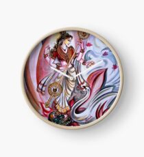 Musikalische Göttin Saraswati - Heilkunst Uhr