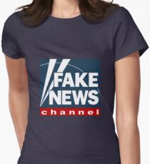Fake News inspired by Fox news Women's Fitted T-Shirt