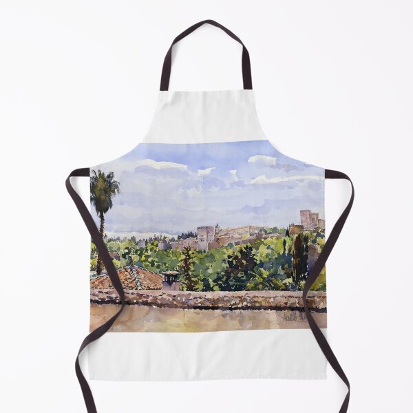 Item preview, The Alhambra and Sierra Nevada from Mirador San Nicolás, Granada designed and sold by Margaret Merry.
