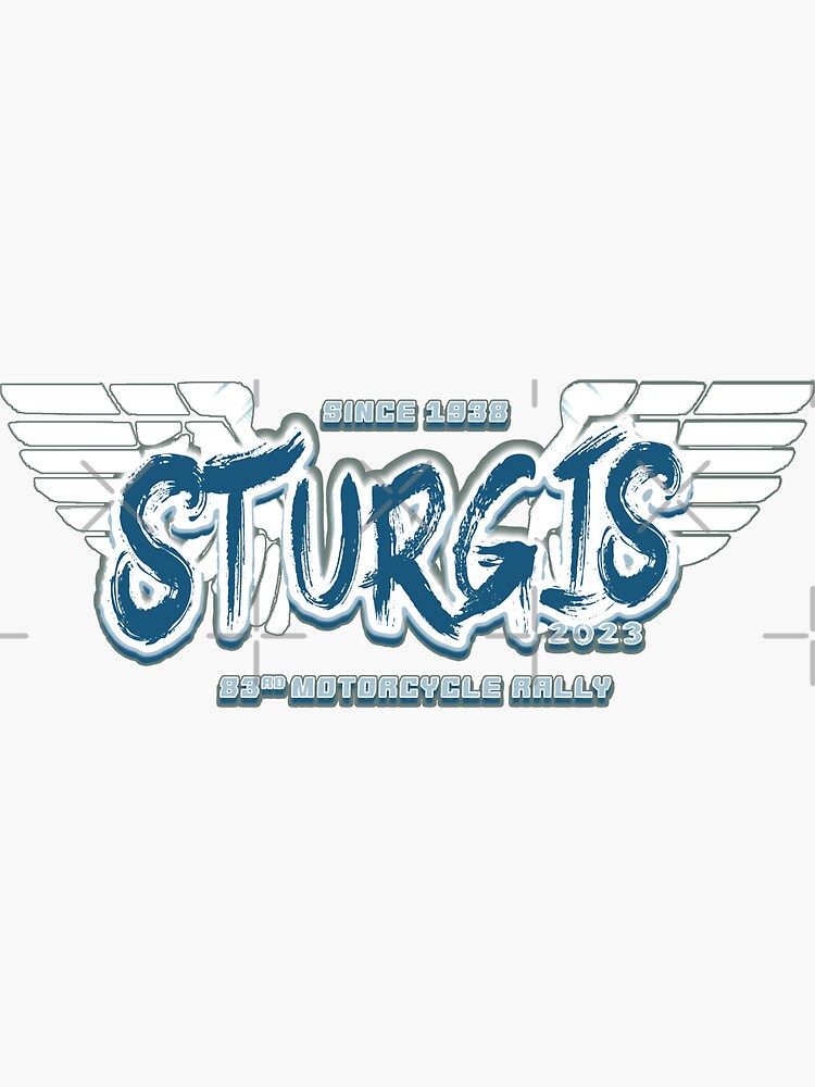  83rd Sturgis Motorcycle Rally 2023 Sticker For Sale By DisenyosDeMike 