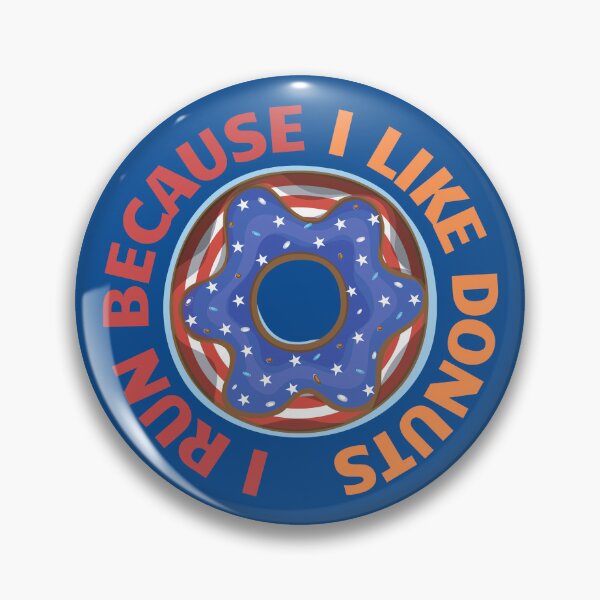 Item preview, I Run Because I Like Donuts designed and sold by RedTomasB.