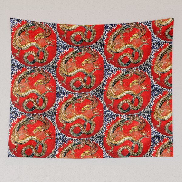Item preview, Matsuri Yatai Dragon, by Hokusai. designed and sold by ph0t0guy.