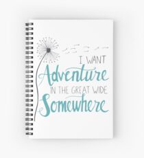 I want Adventure Spiral Notebook