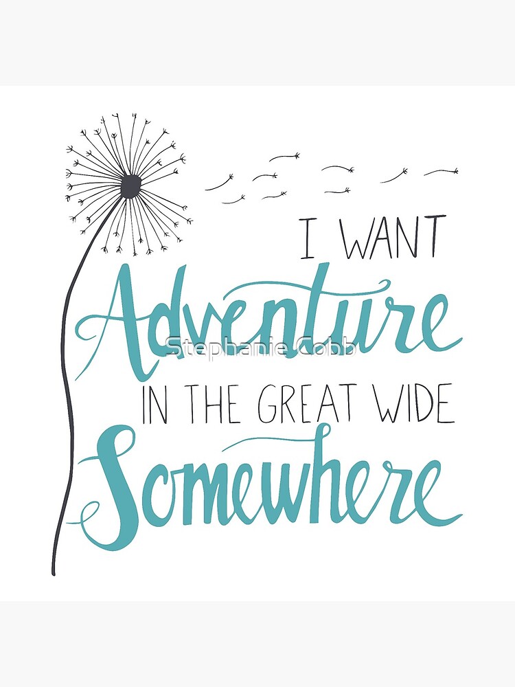 Thumbnail 5 of 5, Acrylic Block, I want Adventure designed and sold by Stephanie Cobb.