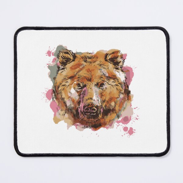 Item preview, bear-wild-animal-watercolor-t-shirt-design designed and sold by JAMALSTORE92.