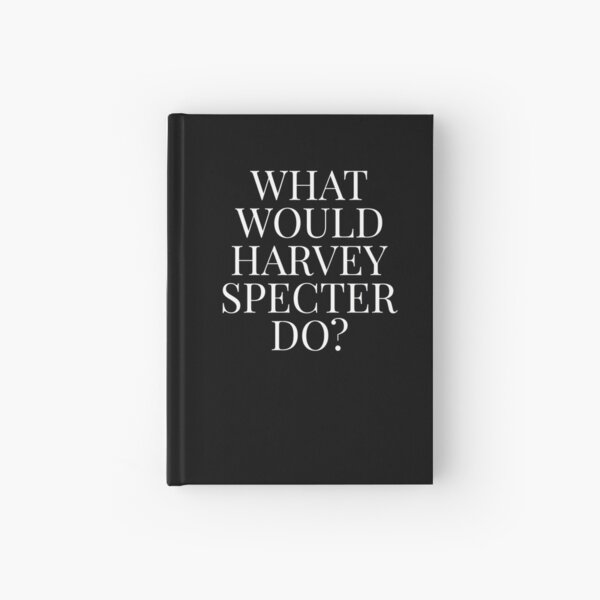 Que ferait Harvey Specter? v2 (Noir) Carnet cartonné