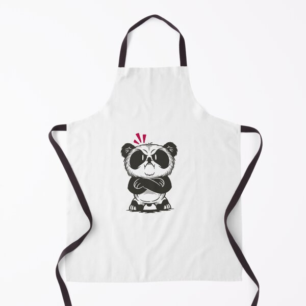 Item preview, angry-panda-bear-cartoon-t-shirt-design designed and sold by JAMALSTORE92.
