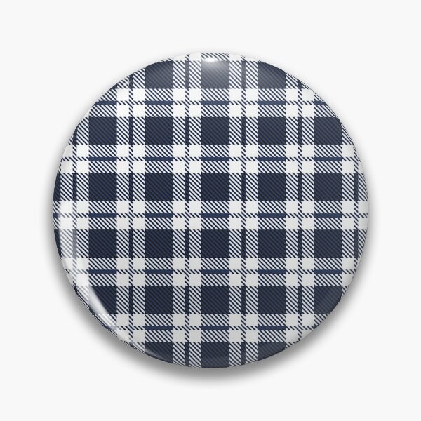 Item preview, Blue And White  Clan Clark Tartan Plaid designed and sold by Tamas Das.