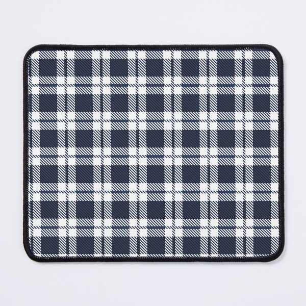 Item preview, Blue And White Clan Clark Tartan Plaid designed and sold by Tamas Das.