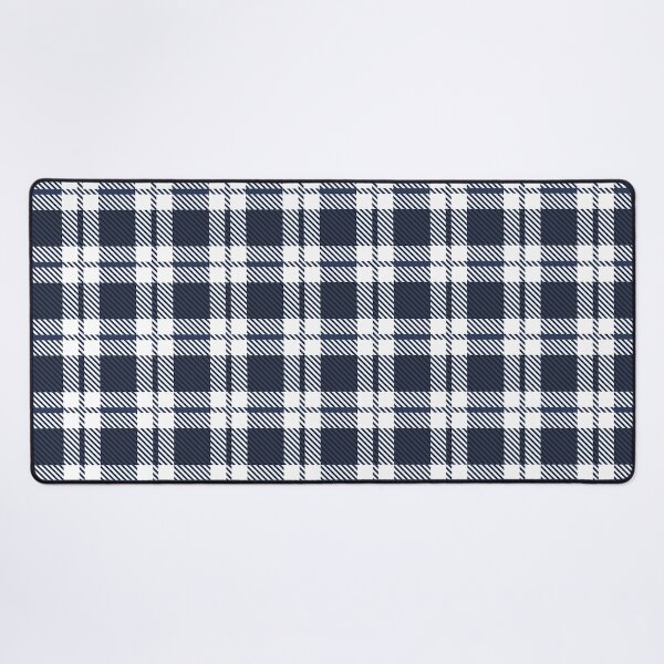 Item preview, Blue And White Clan Clark Tartan Plaid designed and sold by Tamas Das.