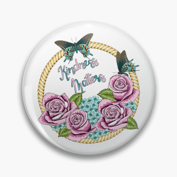Item preview, Kindness Matters - Roses And Hydrangea Art designed and sold by Ayesha Saleem.