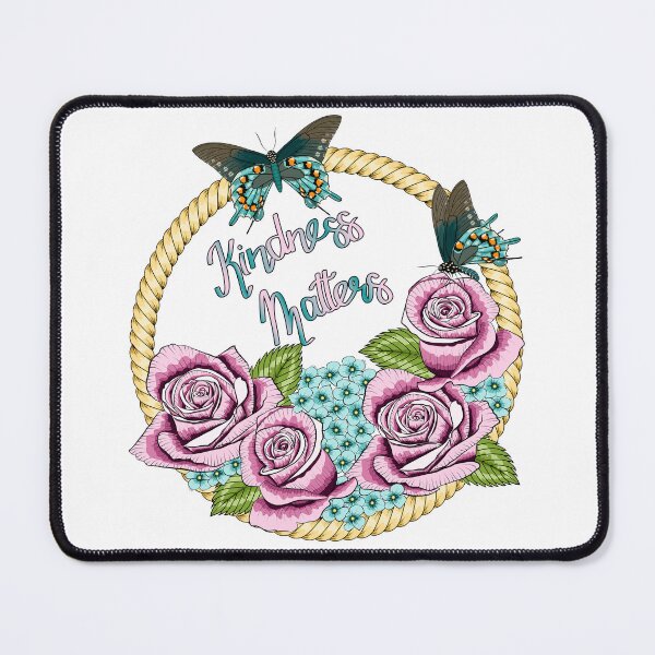 Item preview, Kindness Matters - Roses And Hydrangea Art designed and sold by Ayesha Saleem.