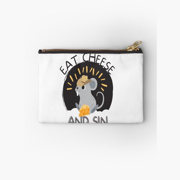 Item preview, Eat cheese and sin funny cheese mouse designed and sold by jamwind.