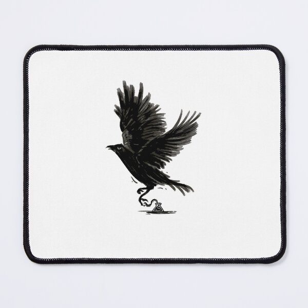 Item preview, ink-raven-bird-t-shirt-design designed and sold by JAMALSTORE92.