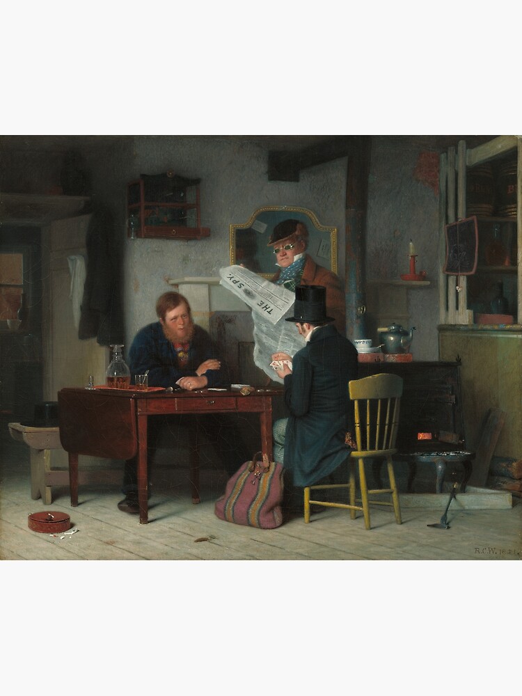 Waiting for the Stage Oil Painting by Richard Caton Woodville by podartist