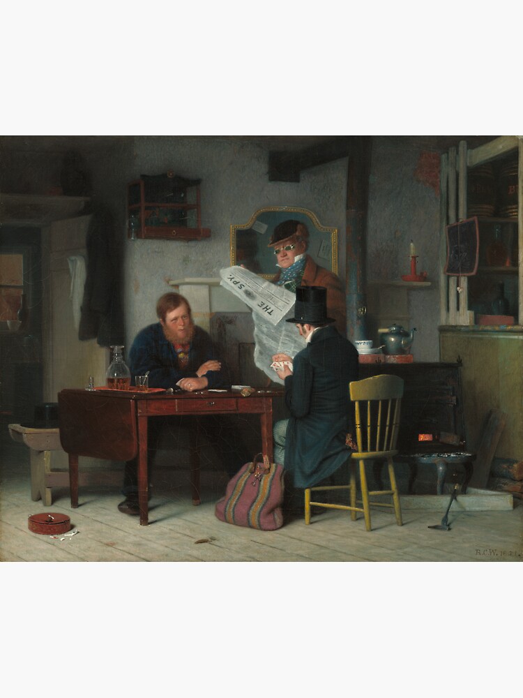 Waiting for the Stage Oil Painting by Richard Caton Woodville by podartist