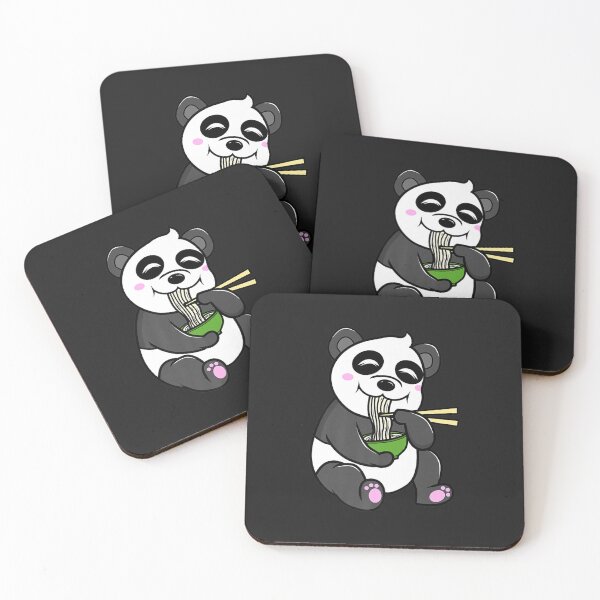 Item preview, Panda eats Ramen Chinese Panda Spaghetti Premium designed and sold by caslinidsch.