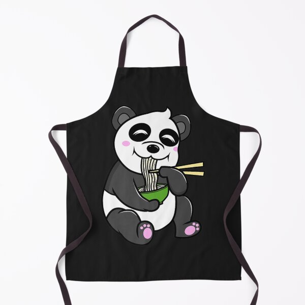 Item preview, Panda eats Ramen Chinese Panda Spaghetti Premium designed and sold by caslinidsch.
