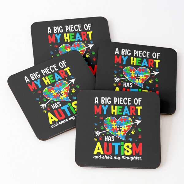 Item preview, Autistic Girl A Big Piece Of My Heart Has Autism She's My Daughter designed and sold by HaaChris-Artis.