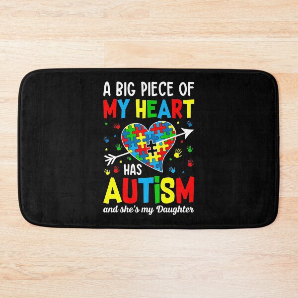 Item preview, Autistic Girl A Big Piece Of My Heart Has Autism She's My Daughter designed and sold by HaaChris-Artis.