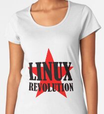 Linux Revolution Large Women's Premium T-Shirt