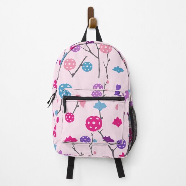 Item preview, Fun Floral Pickle ball pattern pinks and purples designed and sold by Mehwish.