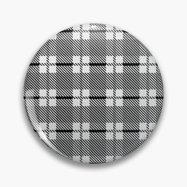 Item preview, Black And White  Clan Clark Tartan Plaid designed and sold by Tamas Das.