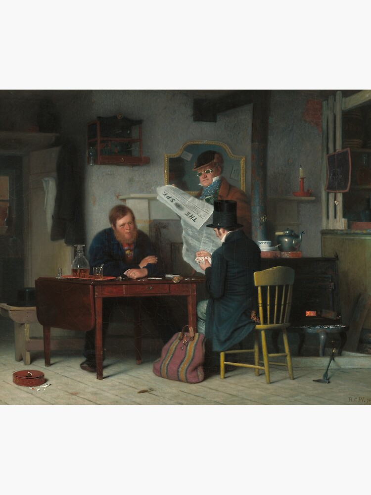 Waiting for the Stage Oil Painting by Richard Caton Woodville by podartist