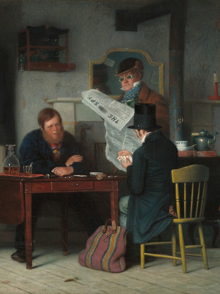 Waiting for the Stage Oil Painting by Richard Caton Woodville by podartist