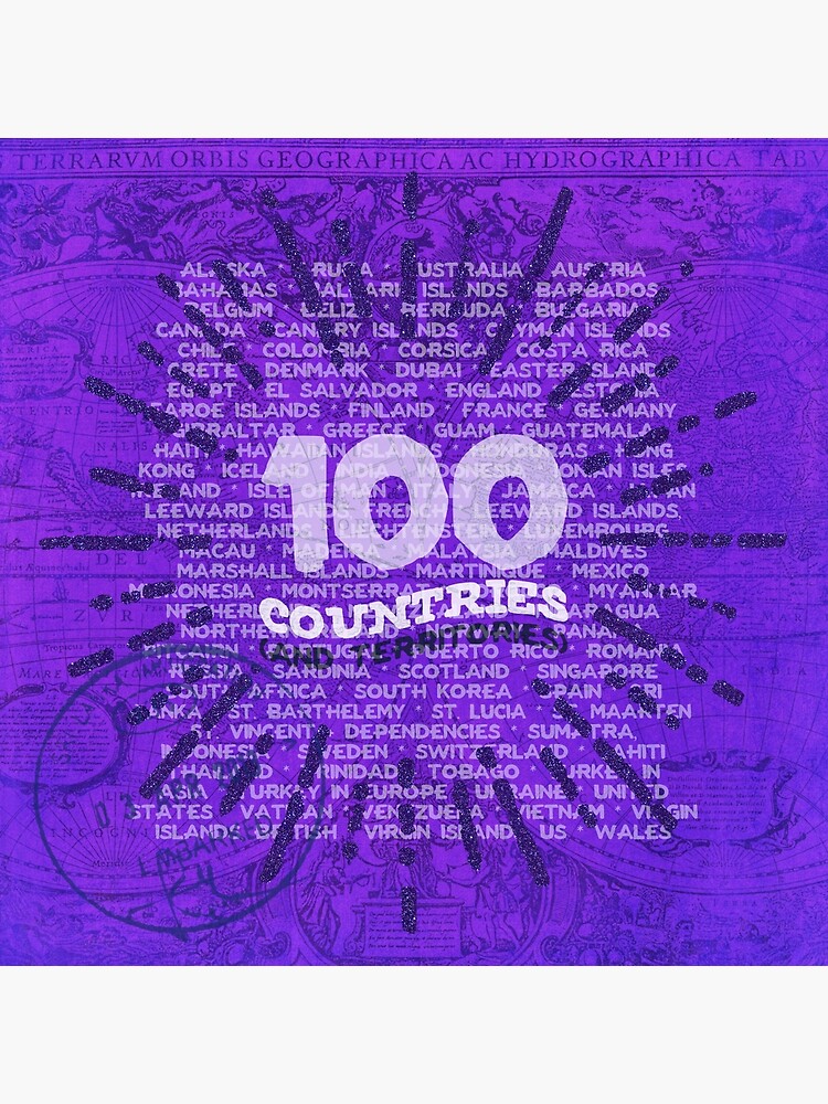 100 Countries - Purple Edition by desamos