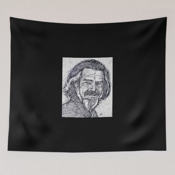 Item preview, ALAN WATTS - ink portrait designed and sold by Caleb5564b2.