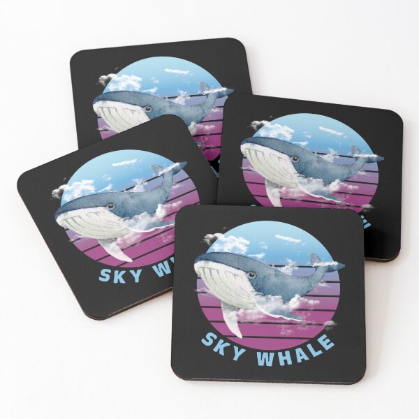 Item preview, Skywhale Floating In The Clouds Active T-Shirt designed and sold by amberk1cira.